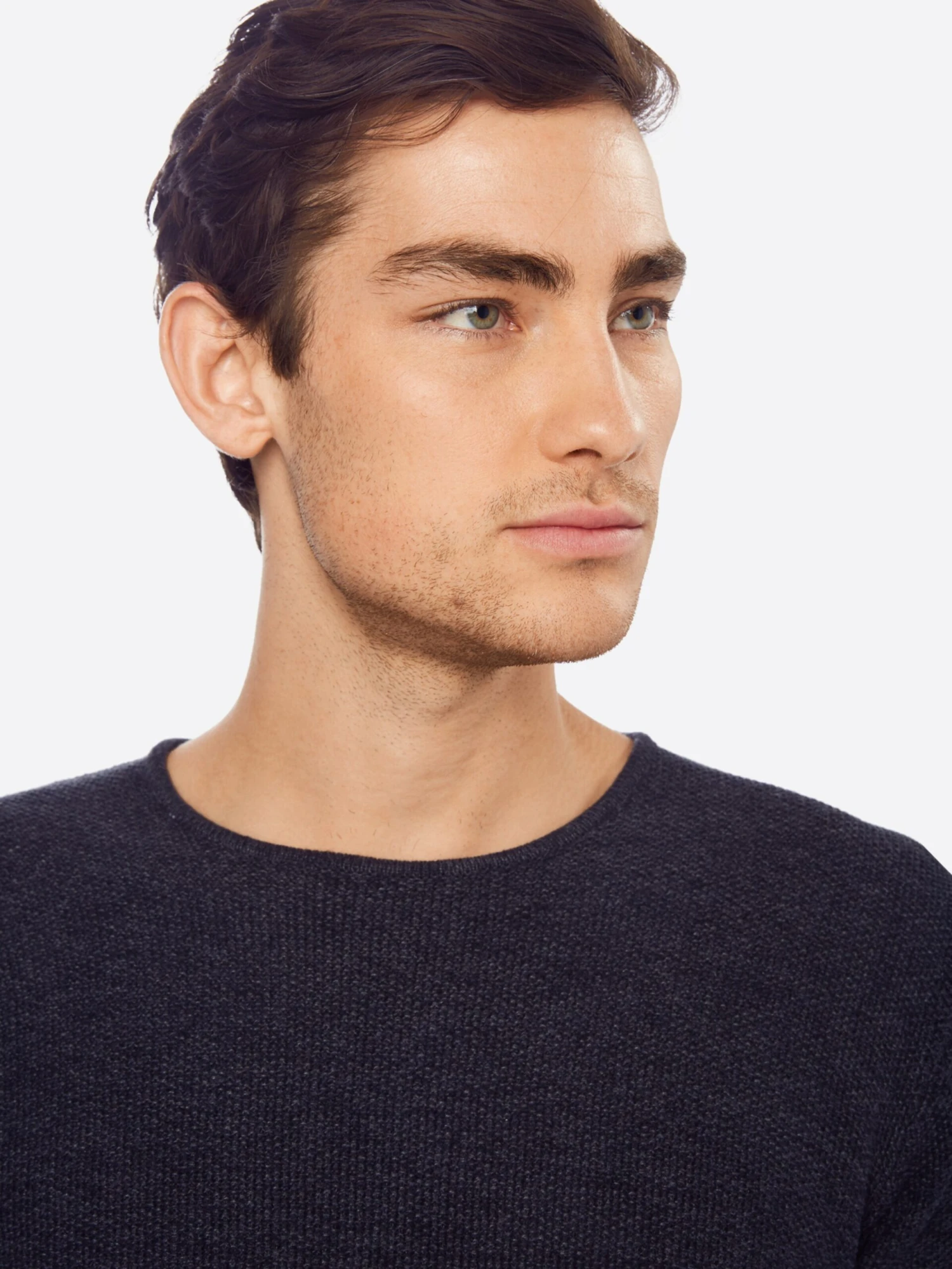 Indicode Jeans Crewneck Truien Regular Fit Trui Christian Heren Zwart 2 Indicode Jeans Crewneck Truien Regular Fit Trui Christian Heren Zwart - Image 2