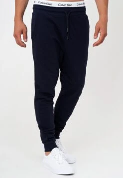 Indicode Jeans Sweatpants Tapered Broek Eberline Heren Navy -Indicode Jeans Verkoop 76942adba6ea152a34e9bab3fc93091f