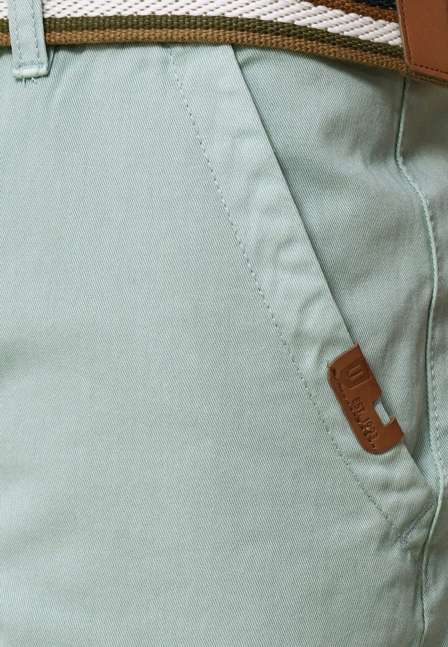 Indicode Jeans Chino Shorts Regular Chino Cuba Heren Mintgroen 6 Indicode Jeans Chino Shorts Regular Chino Cuba Heren Mintgroen - Image 6