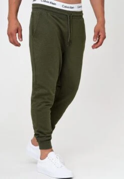 Indicode Jeans Sweatpants Tapered Broek Eberline Heren Kaki -Indicode Jeans Verkoop 7767836bddb719ebeb45b298e959c01e