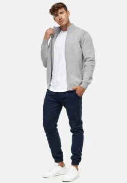 Indicode Jeans Vesten Gebreid Vest Buch Heren Lichtgrijs -Indicode Jeans Verkoop 77cecb0596d45937d8d17887f71732e9