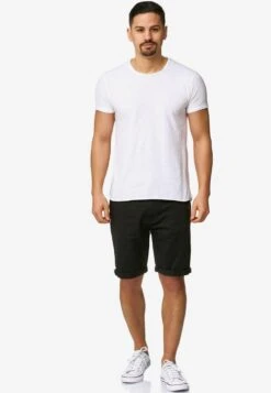 Indicode Jeans Chino Shorts Regular Chino Cuba Heren Zwart -Indicode Jeans Verkoop 7824ccf0ba26c7621de7c31615292262