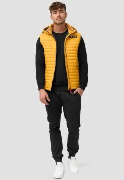 Indicode Jeans Bodywarmers Bodywarmer Leach Heren Geel -Indicode Jeans Verkoop 785fb8f40402504e64be17bf4208c619