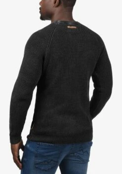 Indicode Jeans Crewneck Truien Trui Rockford Heren Zwart -Indicode Jeans Verkoop 791c749be1f085b81817ec3d7152006c