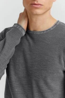 Indicode Jeans Crewneck Truien Trui Karpo Heren Grijs -Indicode Jeans Verkoop 7a1bf5e1a6b5ab6197e84a9273376bcf