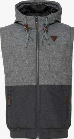 Indicode Jeans Bodywarmers Bodywarmer LECTER Heren Grijs