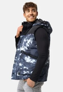 Indicode Jeans Bodywarmer - Offwhite -Indicode Jeans Verkoop 7abe0d8da6b74645ab603dcd7708d24d