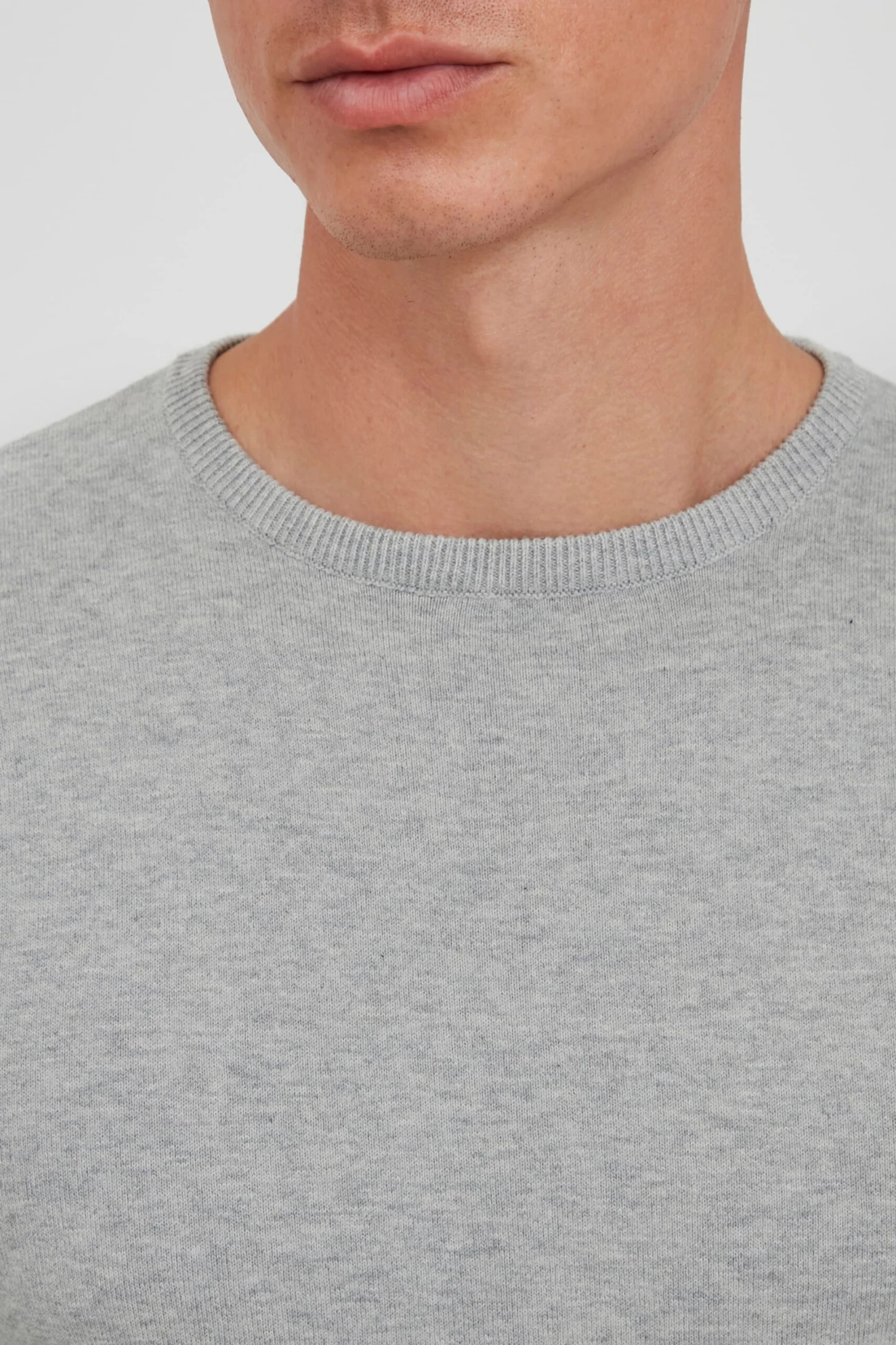 Indicode Jeans Crewneck Truien Trui BADAN Heren Grijs 5 Indicode Jeans Crewneck Truien Trui BADAN Heren Grijs - Image 5