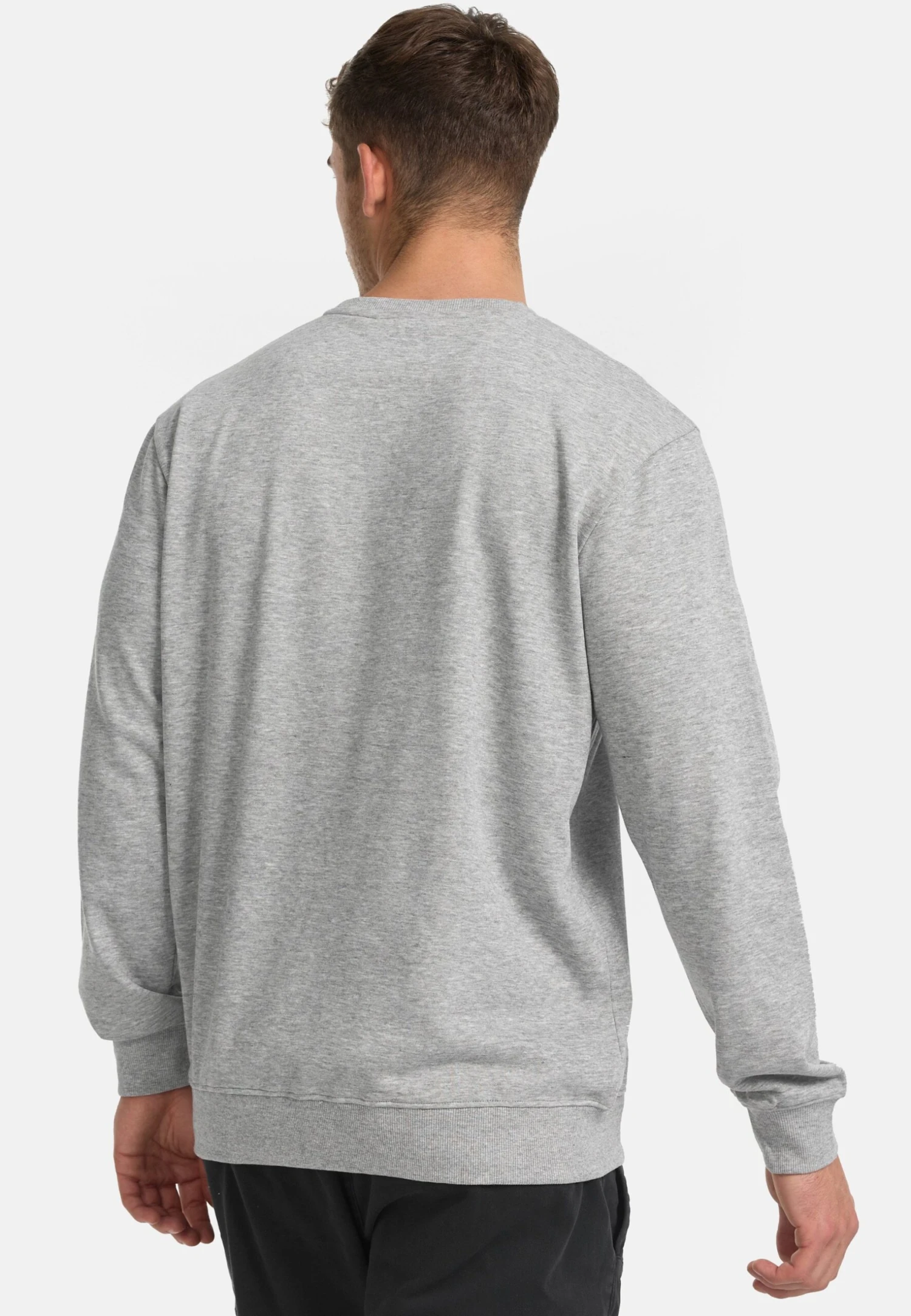 Indicode Jeans Holt - Sweater - Lt Grey Mix 3 Indicode Jeans Holt - Sweater - Lt Grey Mix - Image 3