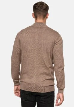 Indicode Jeans Lau - Sweater Met Rits - Beige Mix -Indicode Jeans Verkoop 7be2200fee31402aafff1c3519f25b76