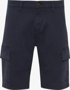 Indicode Jeans Cargo Shorts Regular Cargobroek Brom Heren Blauw