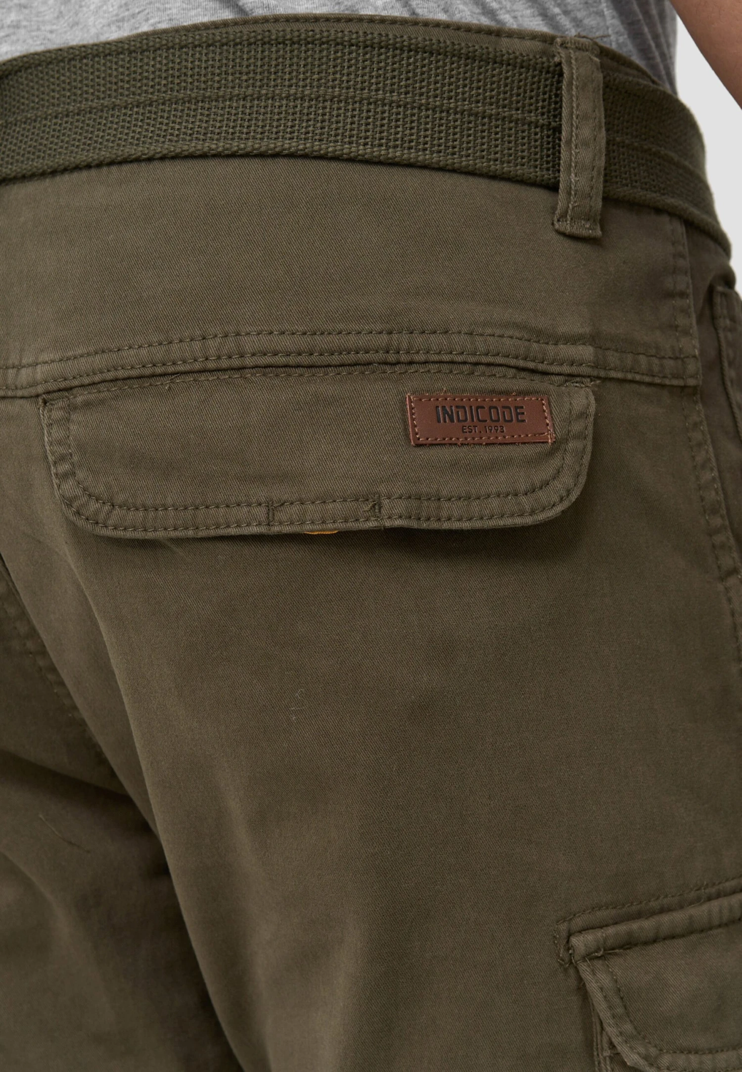 Indicode Jeans Cargobroeken Regular Cargobroek Mathen Heren Kaki 4 Indicode Jeans Cargobroeken Regular Cargobroek Mathen Heren Kaki - Image 4