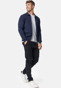 Indicode Jeans Vesten Gebreid Vest Muhlan Heren Navy -Indicode Jeans Verkoop 7debc48292ed33e6f0aa45861188c192