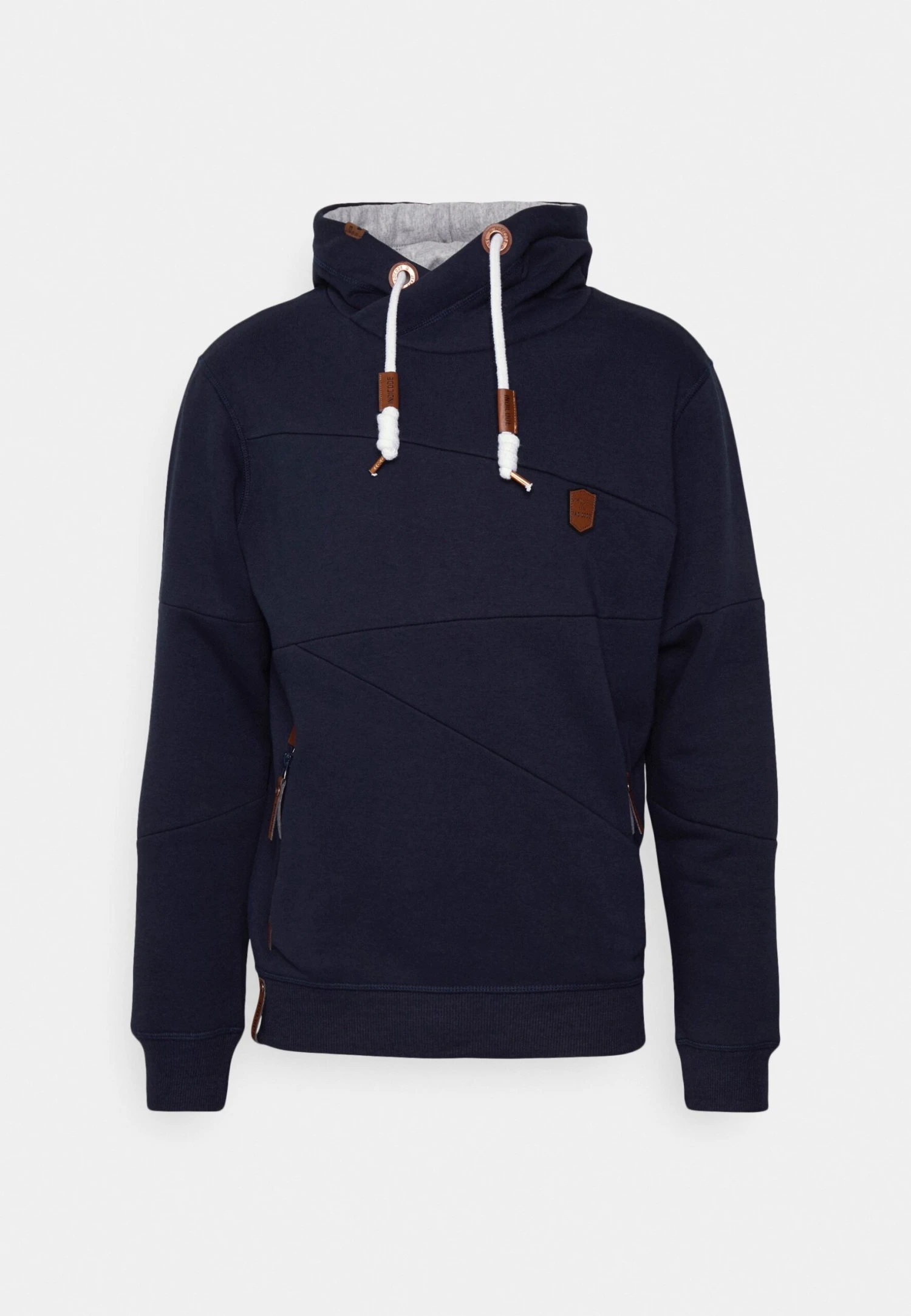 Indicode Jeans Hoodie - Navy 5 Indicode Jeans Hoodie - Navy - Image 5
