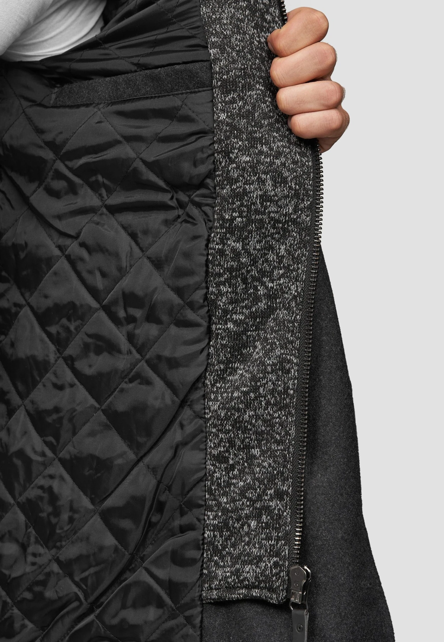 Indicode Jeans Halflange Jas - Anthracite 7 Indicode Jeans Halflange Jas - Anthracite - Image 7