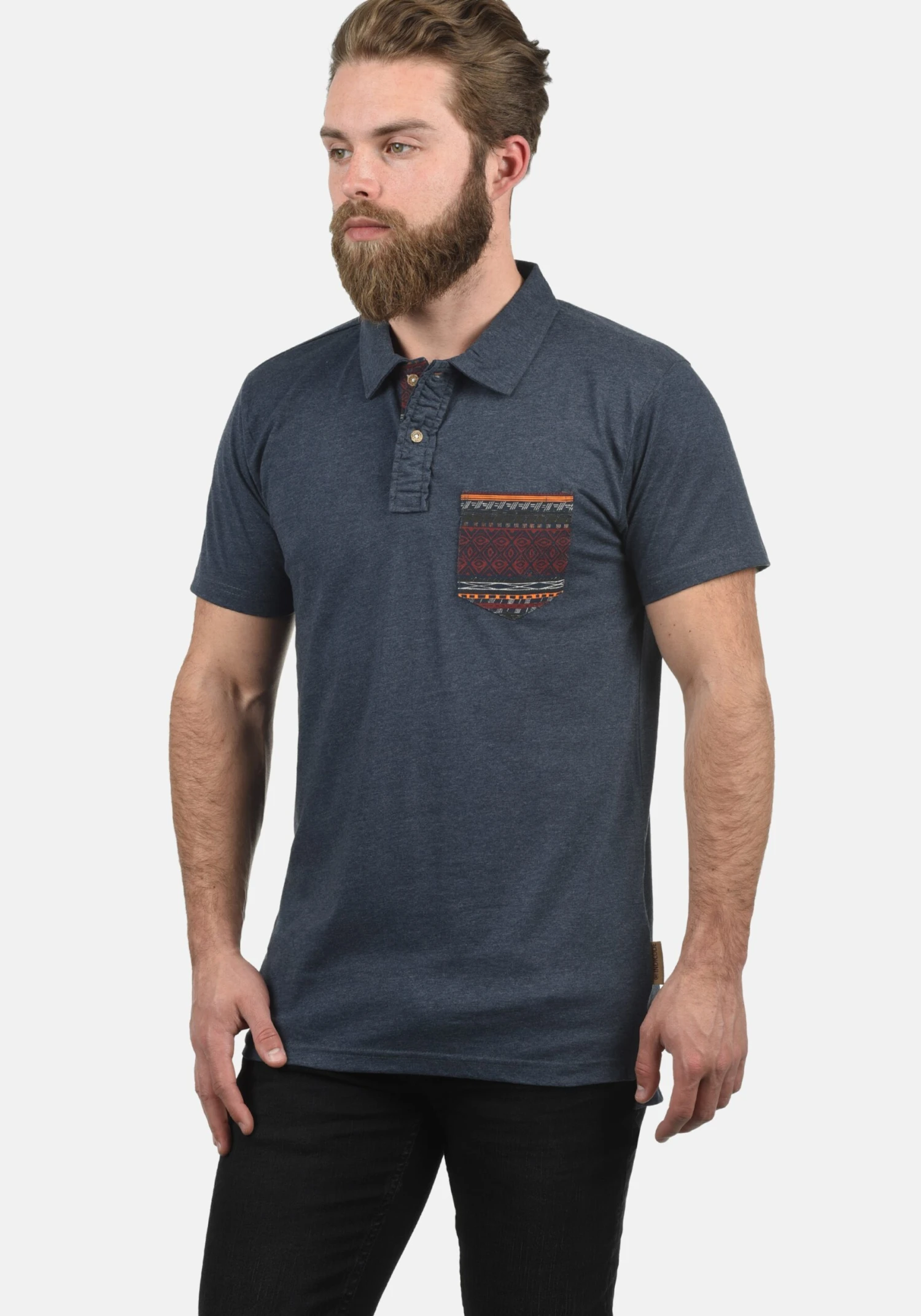 Indicode Jeans Polos Shirt Heren Blauw 2 Indicode Jeans Polos Shirt Heren Blauw - Image 2