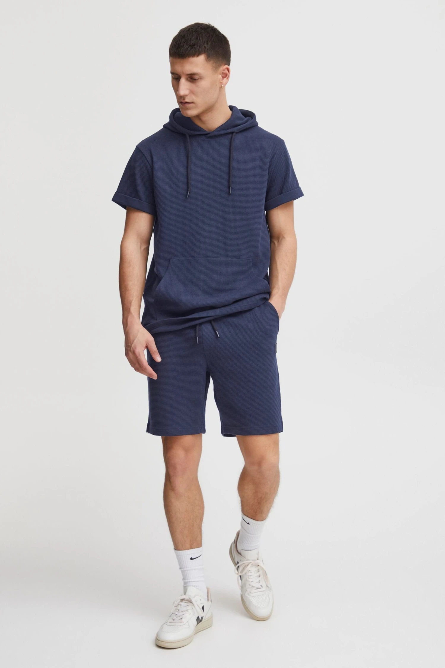 Indicode Jeans Sweat Shorts Regular Broek Nilsson Heren Navy 3 Indicode Jeans Sweat Shorts Regular Broek Nilsson Heren Navy - Image 3