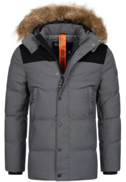 Indicode Jeans Hexyl - Winterjas - Dk Grey -Indicode Jeans Verkoop 7f92fd5f01e84320ad75b5f2a89bc7e0