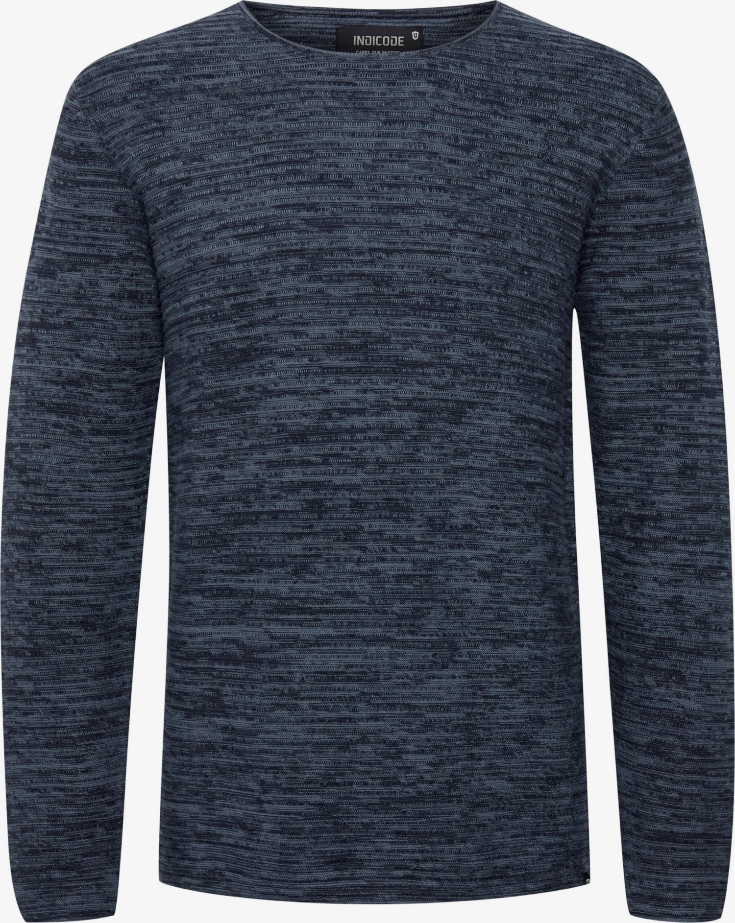 Indicode Jeans Crewneck Truien Trui Bayne Heren Blauw 1 Indicode Jeans Crewneck Truien Trui Bayne Heren Blauw