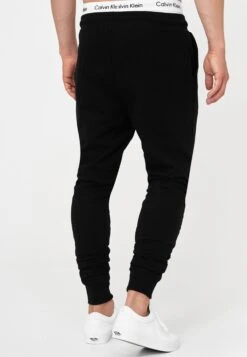 Indicode Jeans Sweatpants Tapered Broek Eberline Heren Zwart -Indicode Jeans Verkoop 8147992a53ee047a497a448362dc5cb4