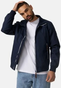 Indicode Jeans Jas - Navy -Indicode Jeans Verkoop 81881cabe2eb4043b6273b5effce93bf