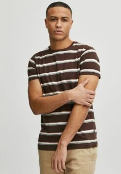 Indicode Jeans T-Shirt Print - Coffee Bean