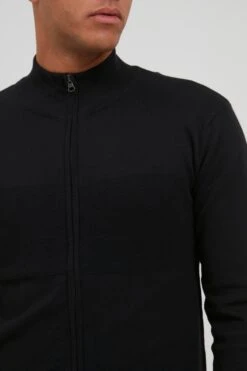 Indicode Jeans Vesten Gebreid Vest Ernoldo Heren Zwart -Indicode Jeans Verkoop 8365749f0687b58090e7a5cb66be2e47