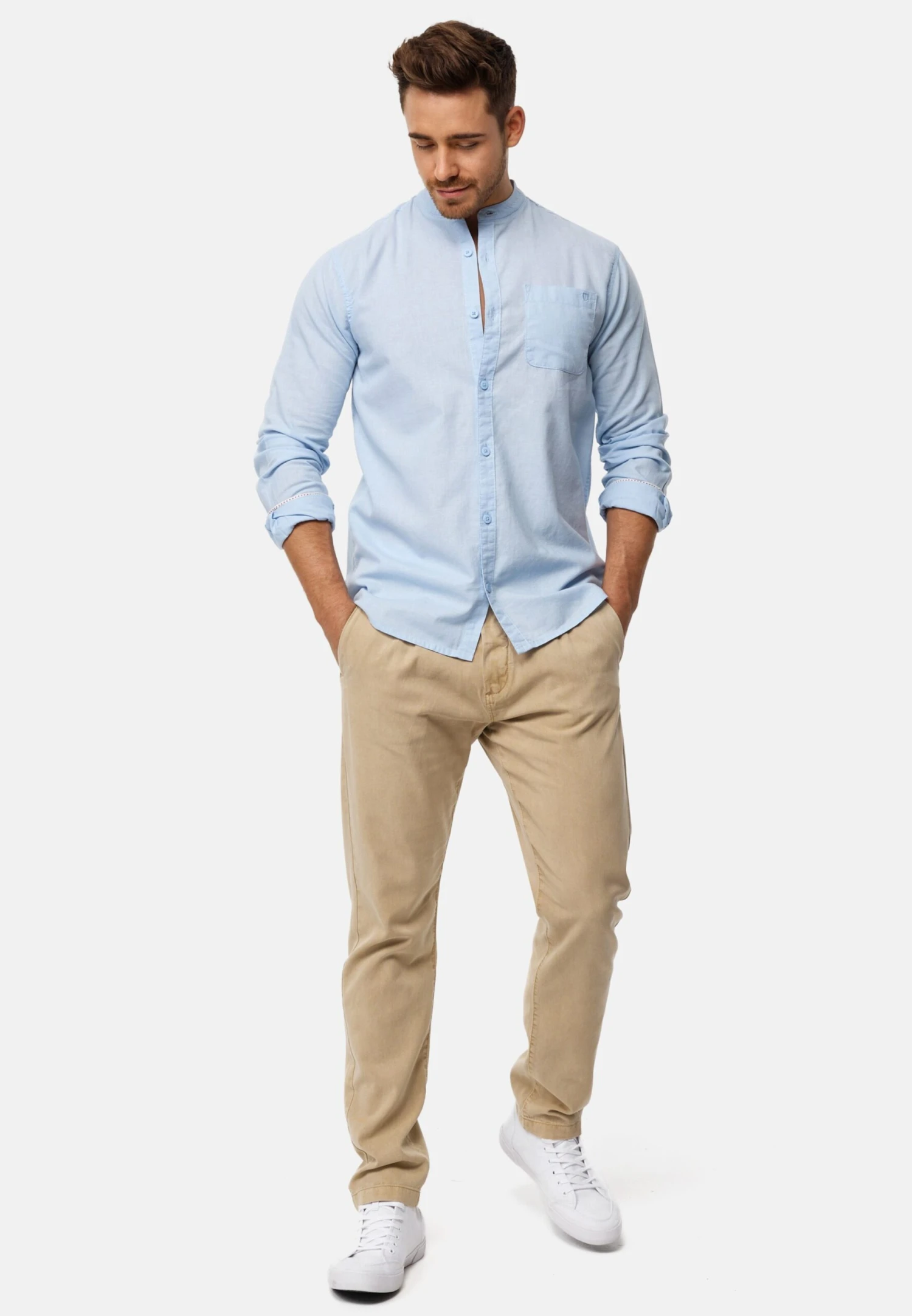 Indicode Jeans Chinos Regular Chino Ville Heren Beige 3 Indicode Jeans Chinos Regular Chino Ville Heren Beige - Image 3