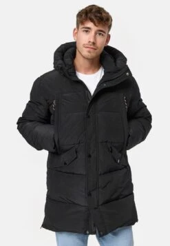 Indicode Jeans Parkas Winterparka Kasper Heren Zwart -Indicode Jeans Verkoop 838ecfa8c765da2e90f232bb10fe8da1