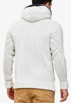 Indicode Jeans Vesten Gebreid Vest Lothian Heren Wit -Indicode Jeans Verkoop 83c22f00a780096cc22bc2c9d4d26383