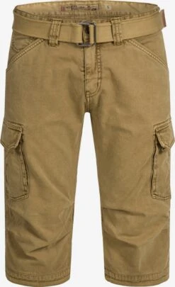 Indicode Jeans Cargo Shorts Regular Cargobroek Nicolas Heren Bruin