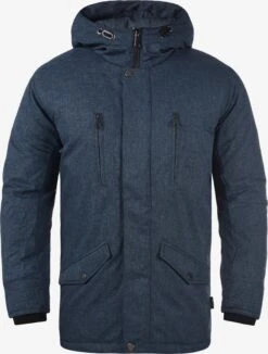Indicode Jeans Parkas Winterparka Scipio Heren Blauw / Marine / Navy / Donkerblauw