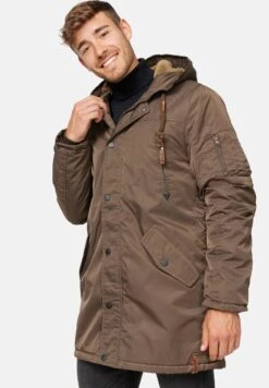 Indicode Jeans Bardsley - Winterjas - Mottled Brown -Indicode Jeans Verkoop 858eb0b2b3c4466bb6d622b1caa1c549