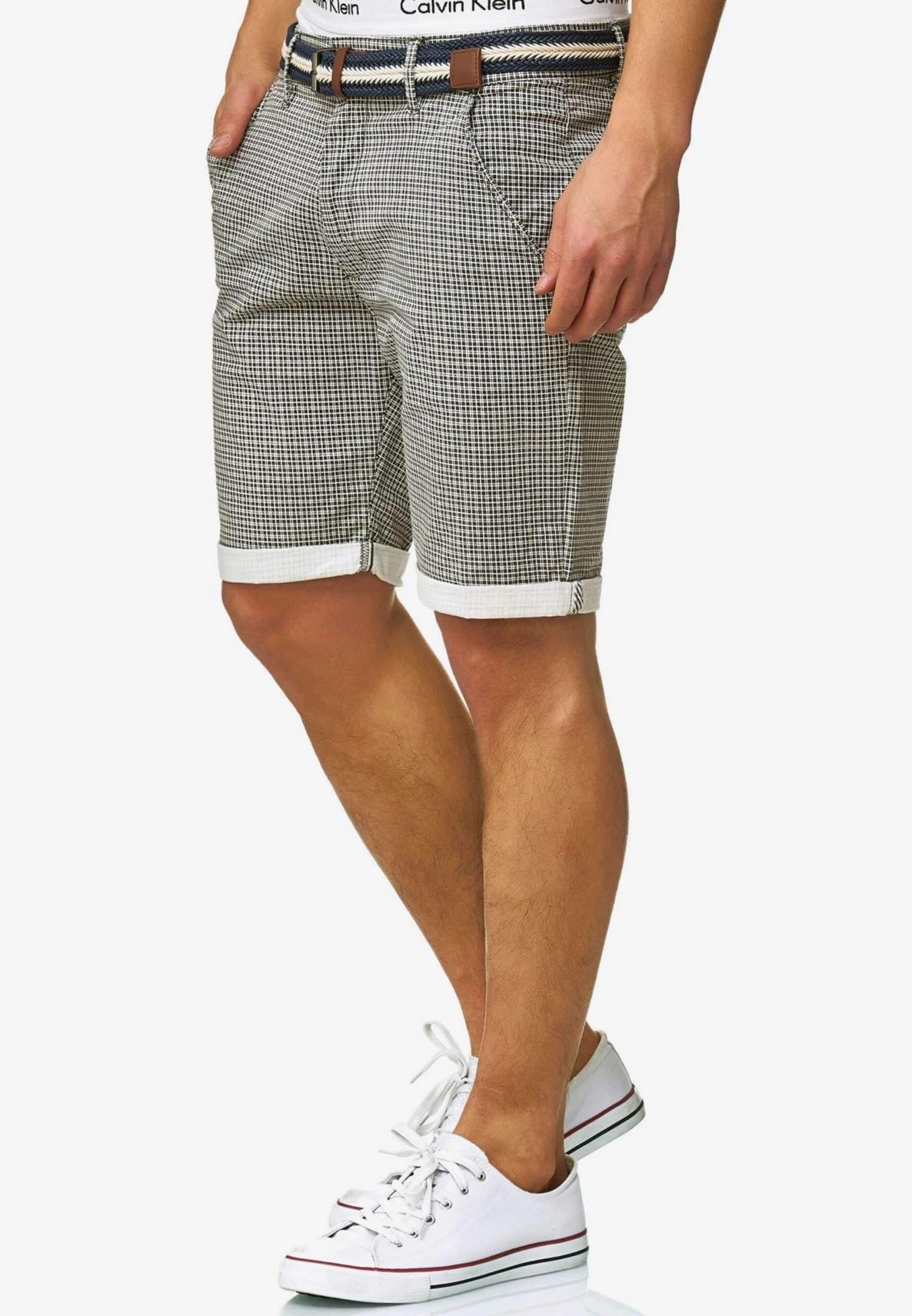 Indicode Jeans Shorts Regular Broek Bourchier Heren Donkergrijs 2 Indicode Jeans Shorts Regular Broek Bourchier Heren Donkergrijs - Image 2