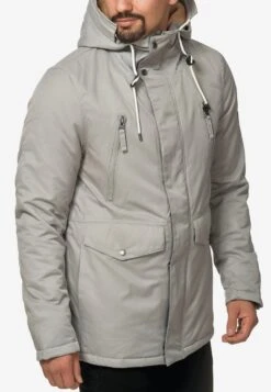 Indicode Jeans Parkas Winterparka Loaf Heren Grijs -Indicode Jeans Verkoop 85cada0ced6e54015b0f49cfc21e3cd1