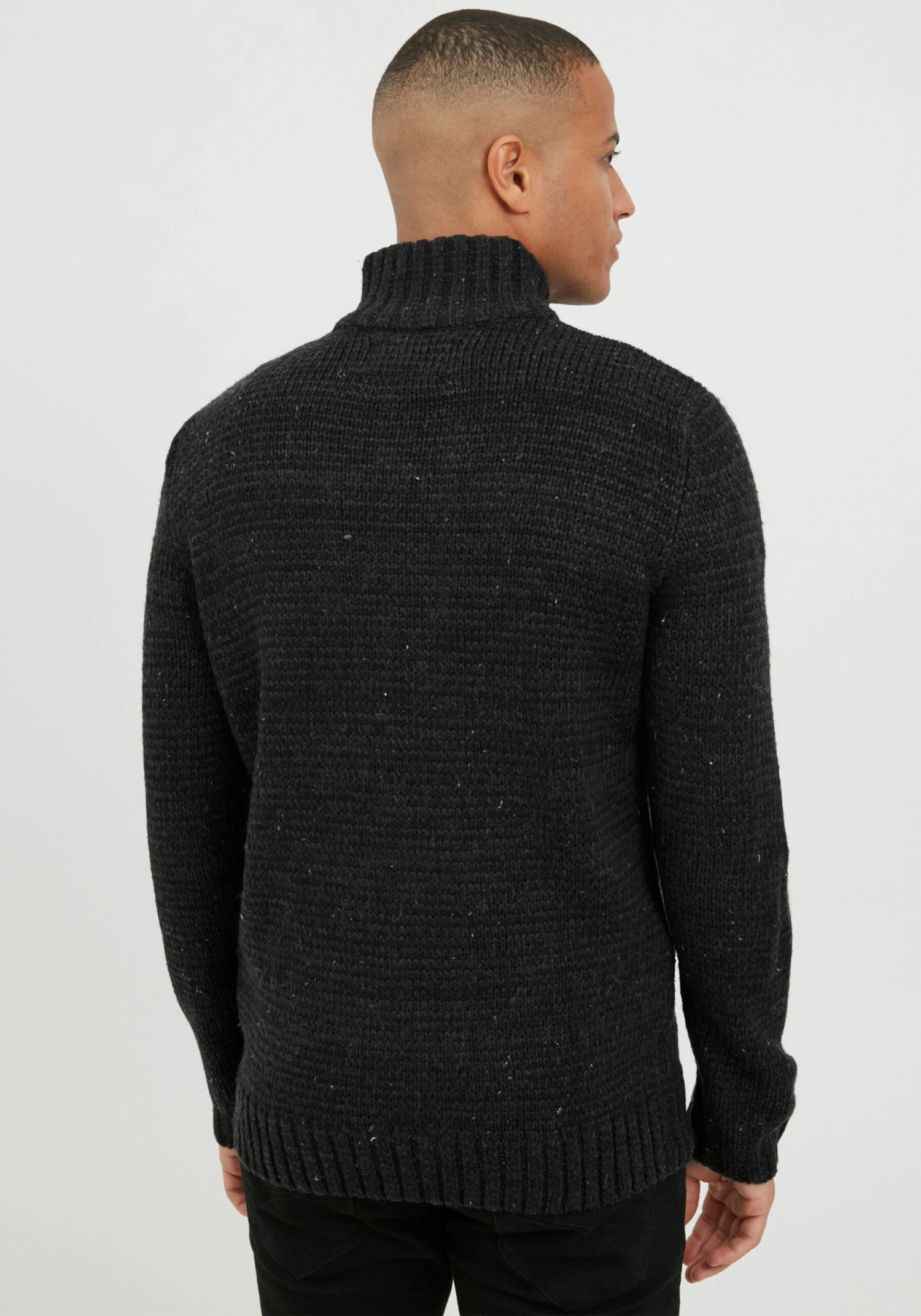 Indicode Jeans Coltruien Trui Oslo Heren Grijs 4 Indicode Jeans Coltruien Trui Oslo Heren Grijs - Image 4