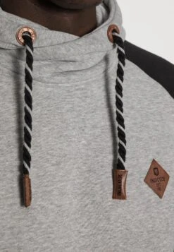 Indicode Jeans Dyott - Hoodie - Black Mix -Indicode Jeans Verkoop 86dfc4045df144f8a218412ecaf52033