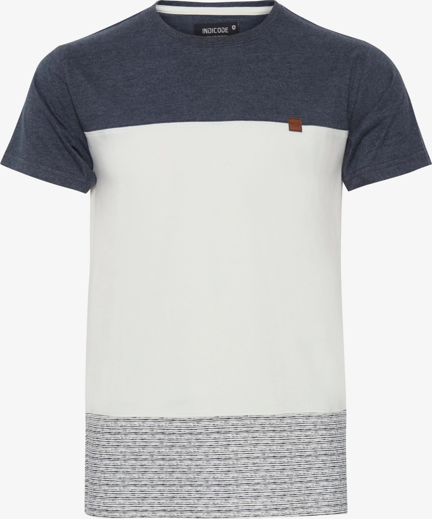 Indicode Jeans T-shirts Shirt Heren Wit 1 Indicode Jeans T-shirts Shirt Heren Wit