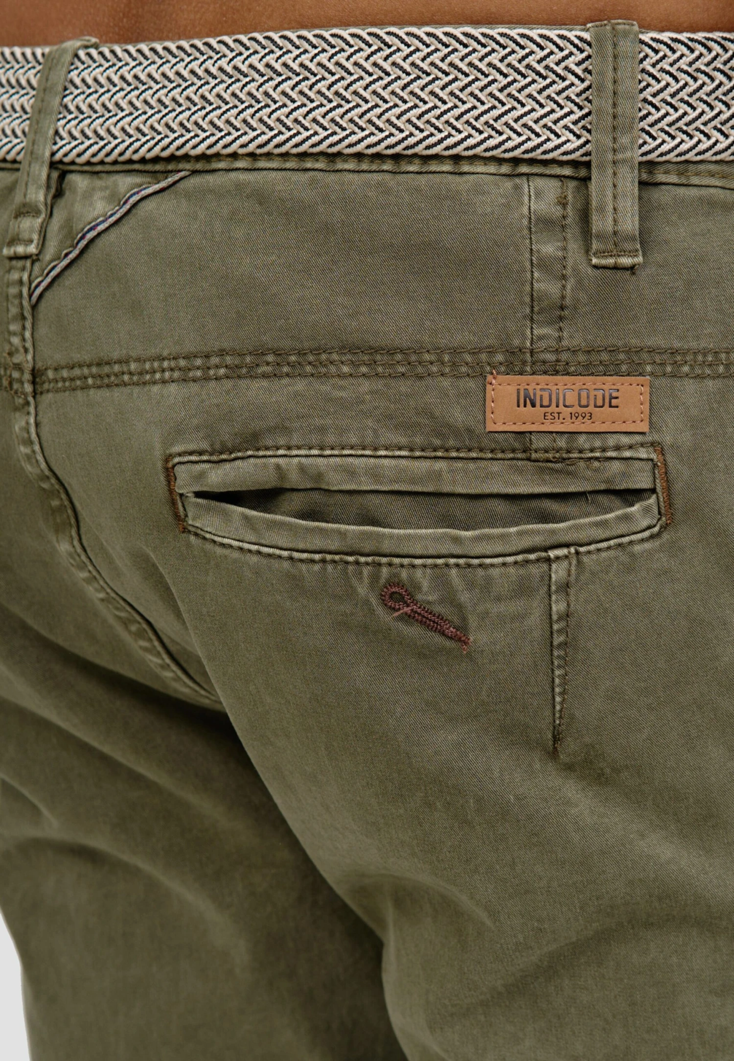 Indicode Jeans Chinos Regular Chino Spence Heren Groen 6 Indicode Jeans Chinos Regular Chino Spence Heren Groen - Image 6