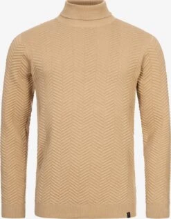 Indicode Jeans Coltruien Trui Saini Heren Beige