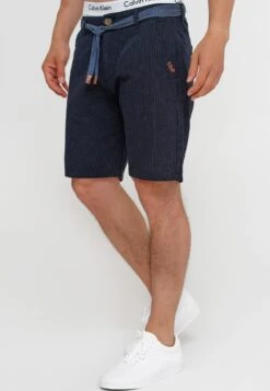 Indicode Jeans Chino Shorts Regular Chino Heren Nachtblauw -Indicode Jeans Verkoop 897a66b3377e410110c6ed4d80b59be2
