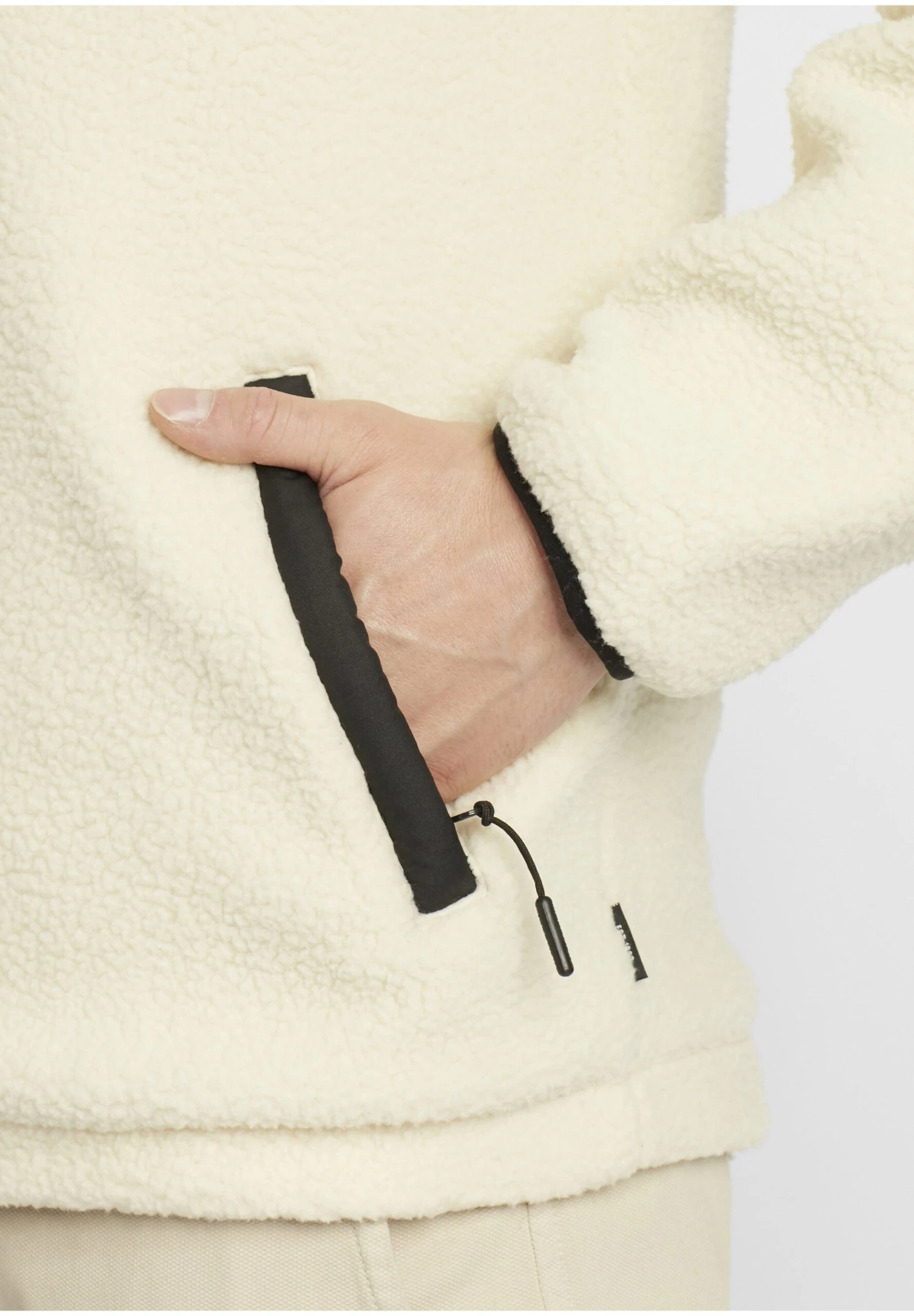 Indicode Jeans Idtrout - Fleecejas - White Asparagus 5 Indicode Jeans Idtrout - Fleecejas - White Asparagus - Image 5