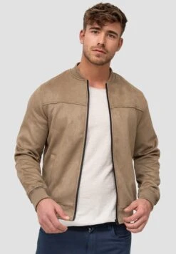 Indicode Jeans Leren Jassen Tussenjas Ibon Heren Beige -Indicode Jeans Verkoop 8a11c0432496123720a6f0ee1bda8c7c