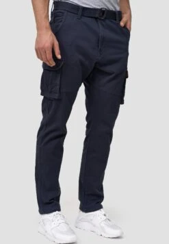 Indicode Jeans Mathen - Cargobroek - Navy -Indicode Jeans Verkoop 8af08b94b76d421c85932de2f93d9055