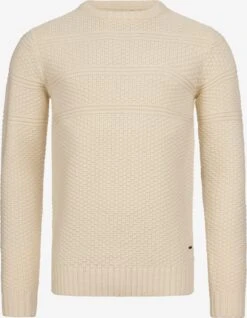 Indicode Jeans Crewneck Truien Trui Mirek Heren Wit