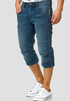 Indicode Jeans Jeansshort - Blue Denim