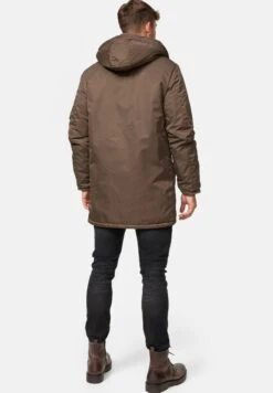 Indicode Jeans Bardsley - Winterjas - Mottled Brown -Indicode Jeans Verkoop 8cef9ca2ee424dc994fbb7133be06138