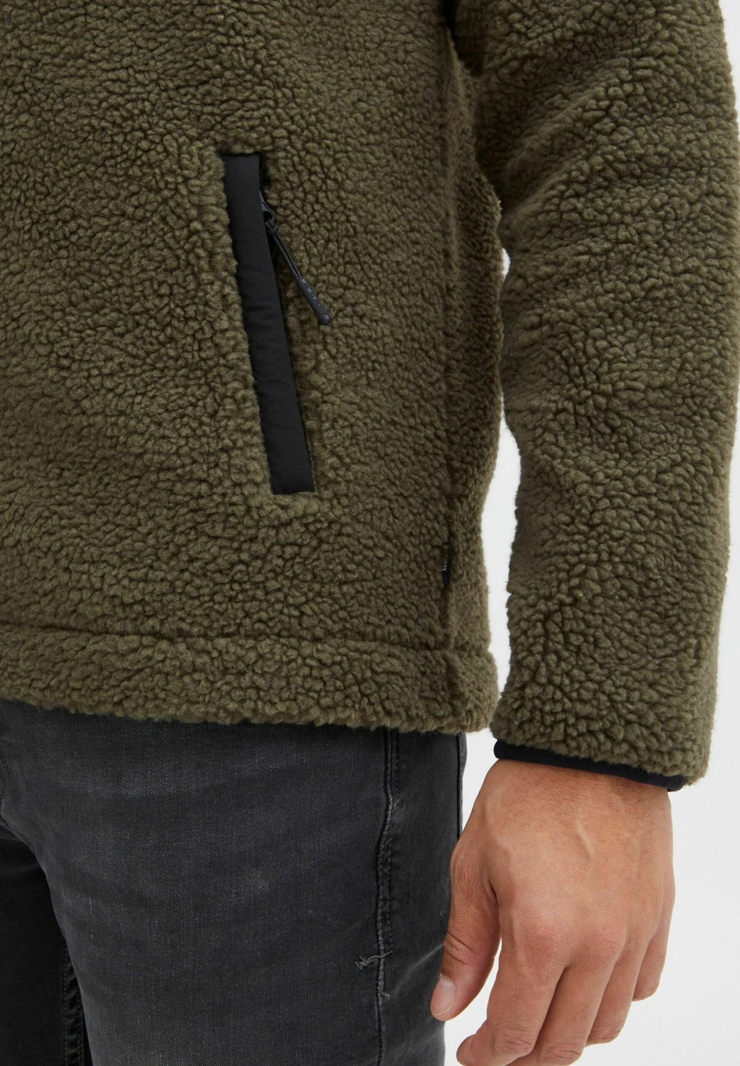 Indicode Jeans Fleecejas - Army 5 Indicode Jeans Fleecejas - Army - Image 5