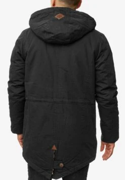 Indicode Jeans Parkas Winterparka Barge Heren Zwart Gemêleerd -Indicode Jeans Verkoop 8e64161a8727464dda916e8c82fa7b30