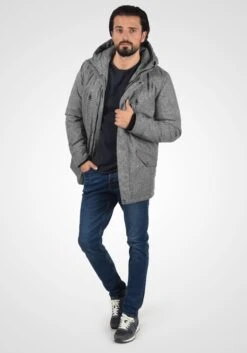 Indicode Jeans Parkas Winterparka Scipio Heren Grijs -Indicode Jeans Verkoop 8e9aa068d456e19407714c6367a25b0a